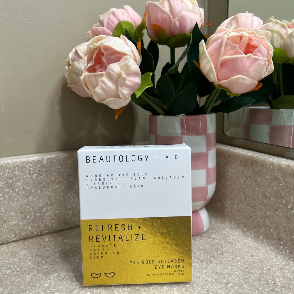 Beautology Lab Refresh + Revitalize 24K Gold Collagen Eye Masks